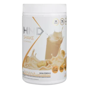 Batido de banana con chantilly