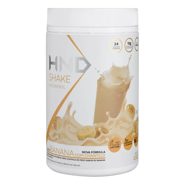 Batido de banana con chantilly